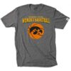 The University of Iowa Women's Basketball Triblend Short Sleeve Tee-Grey Heather