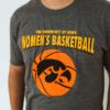 The University of Iowa Women's Basketball Triblend Short Sleeve Tee-Grey Heather - Image 2