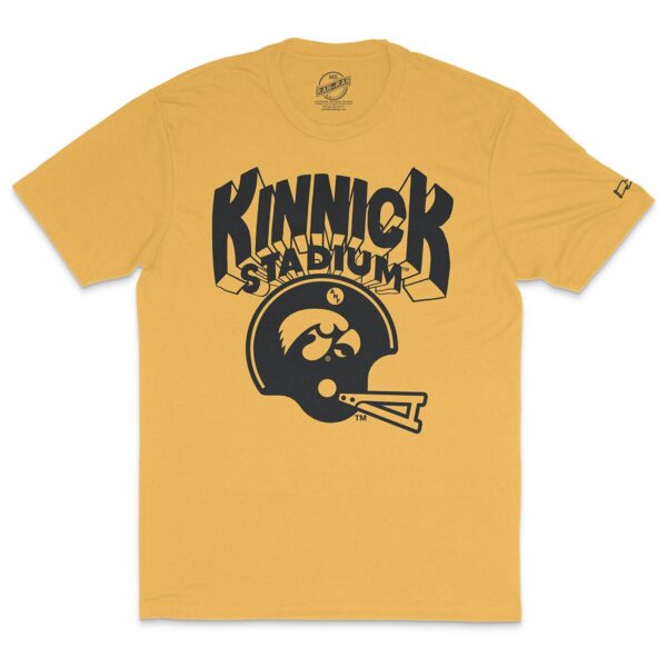 Kinnick Stadium Triblend Short Sleeve Tee-Vintage Gold